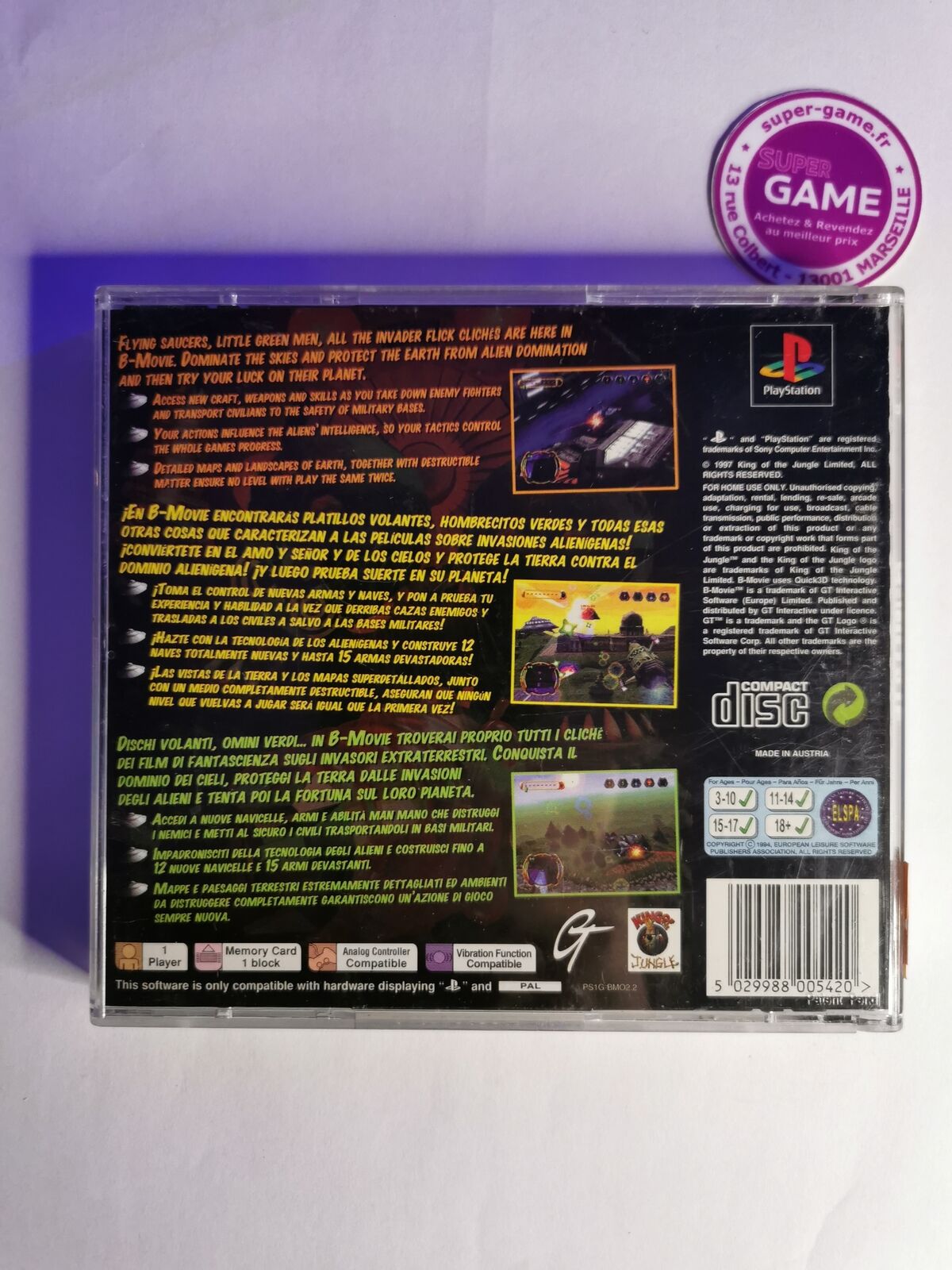 B-MOVIE - PS1 #496