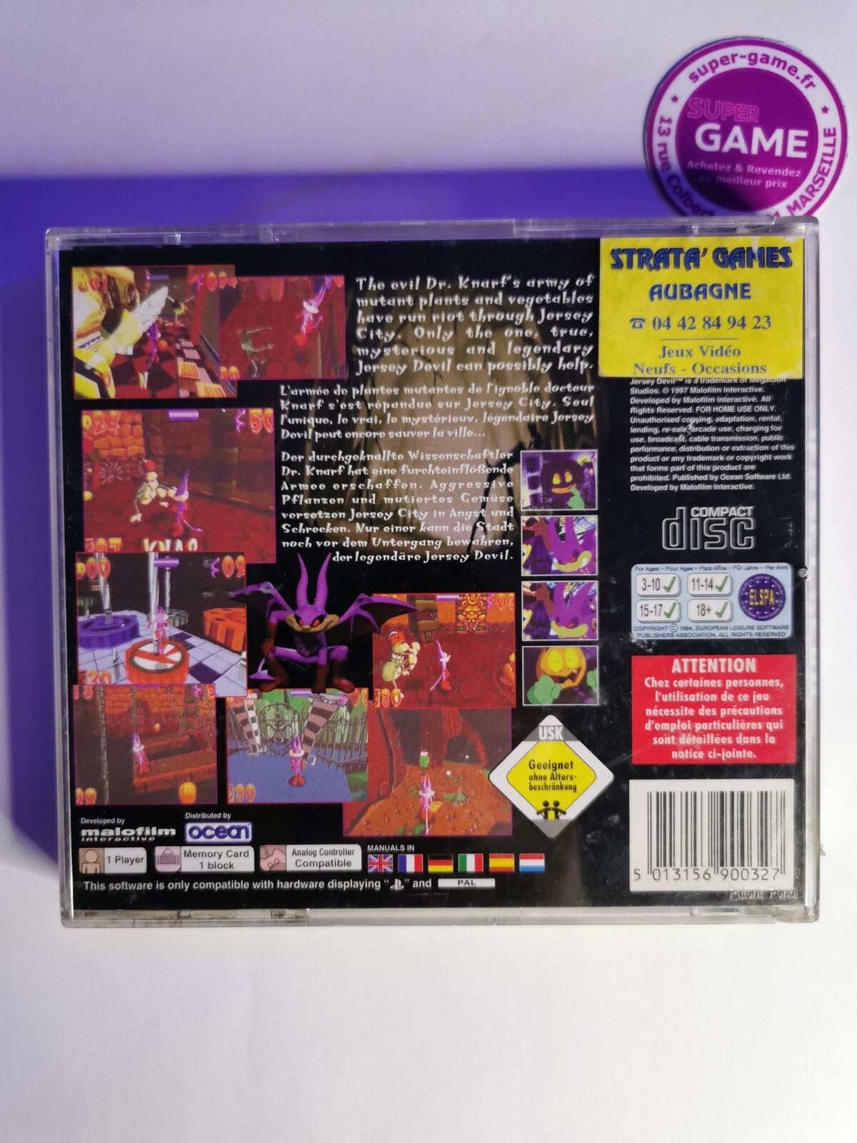 JERSEY DEVIL - PS1 #572