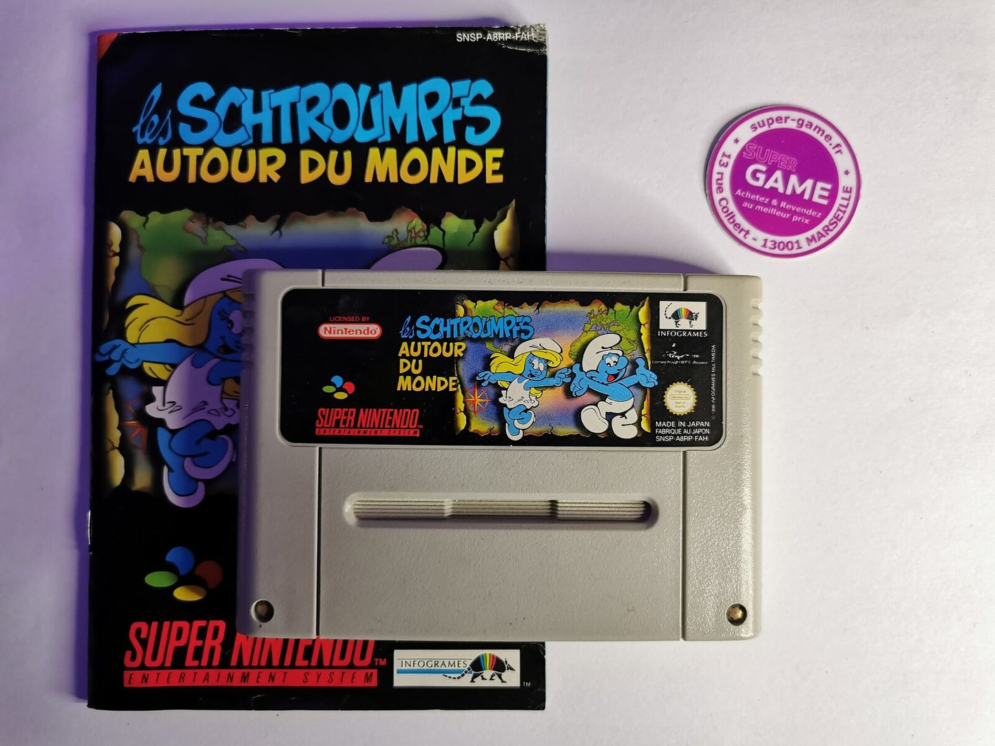 Les Schtroumpfs Autour du Monde - SNES #204