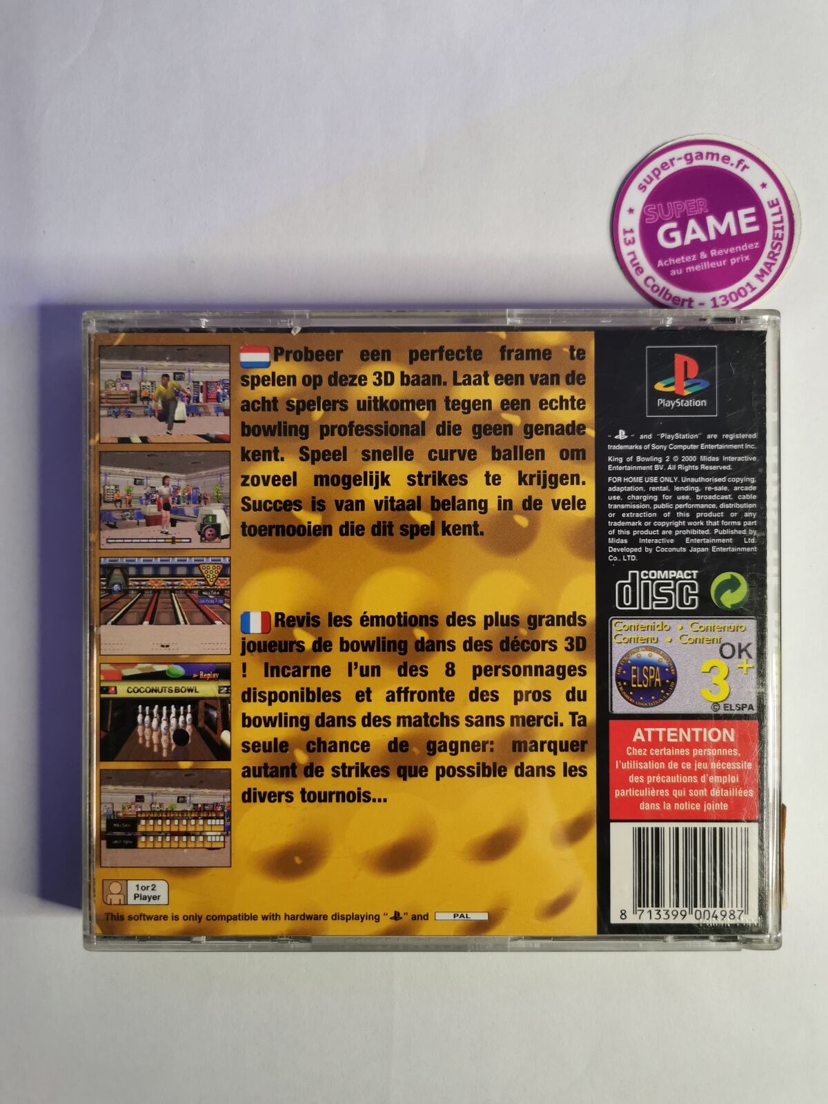 KING OF BOWLING 2 - PS1 #578