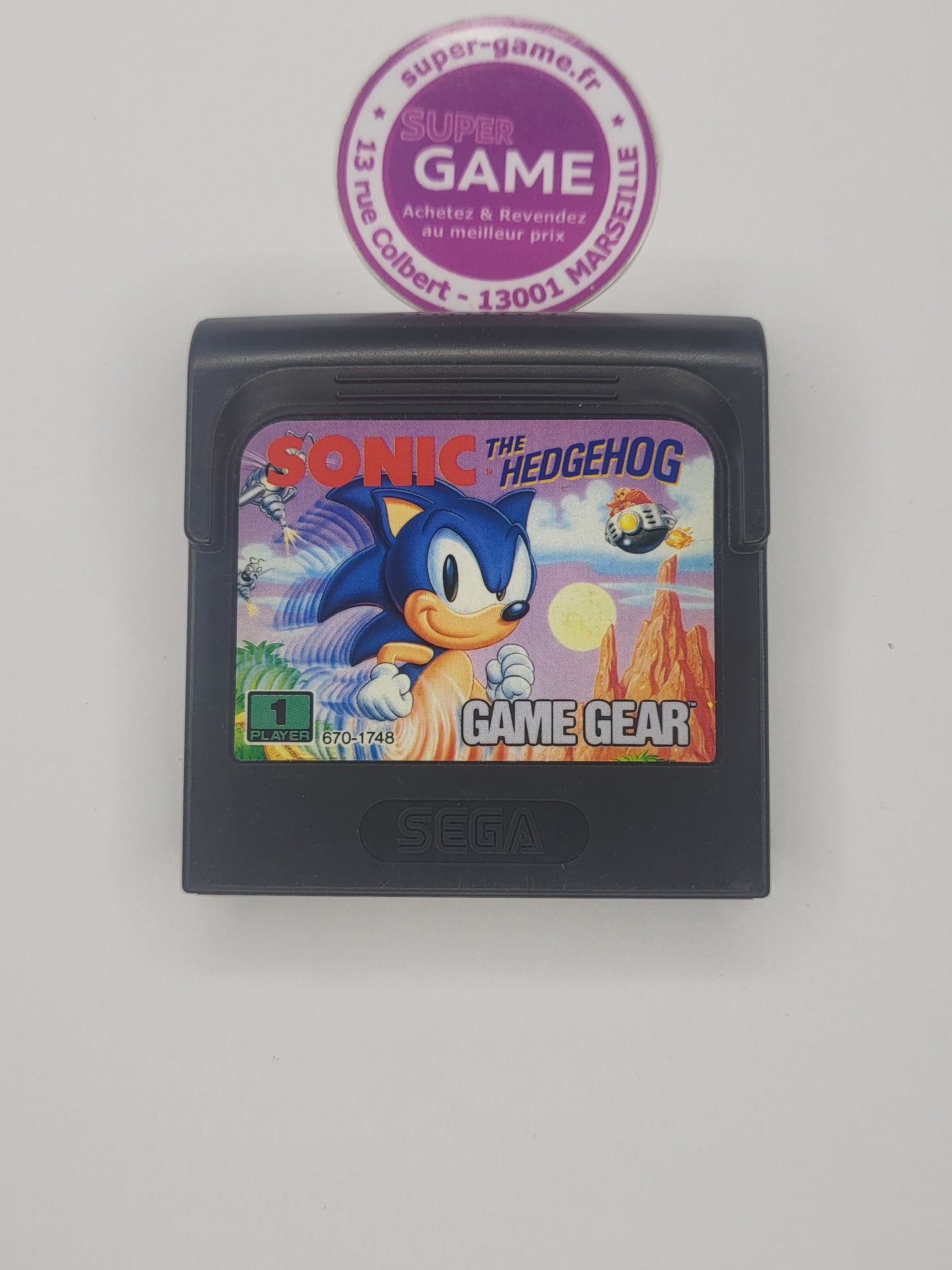 SONIC THE HEDGEHOG - sans boite - GAMEGEAR