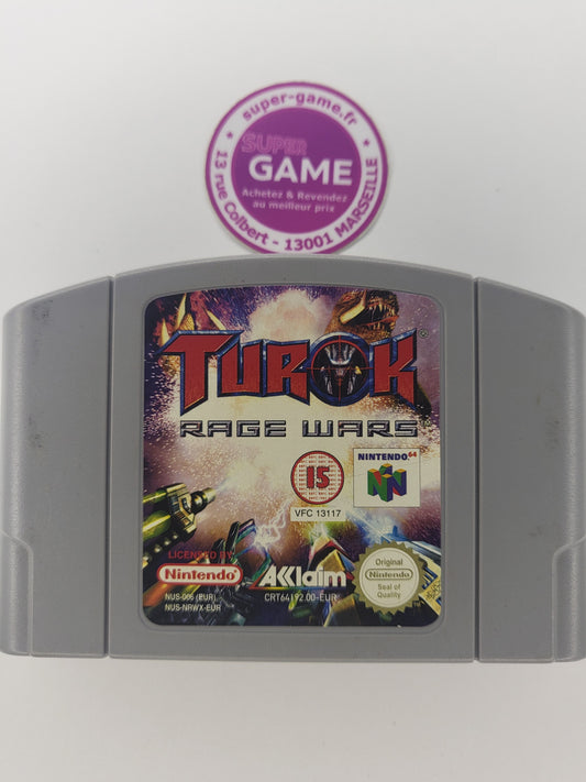 TUROK RAGE WARS - sans boite - NINTENDO64