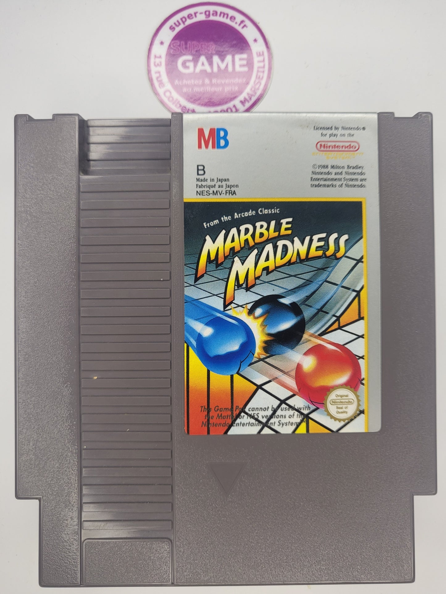 MARBLE MADNESS - sans boite - NES