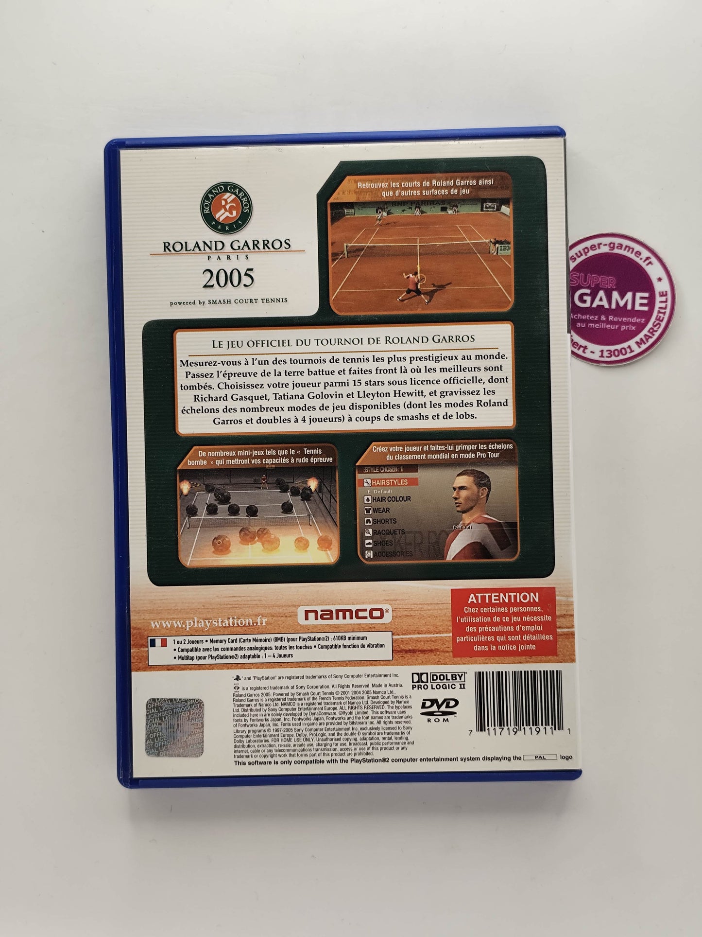 ROLAND GARROS 2005 - PS2
