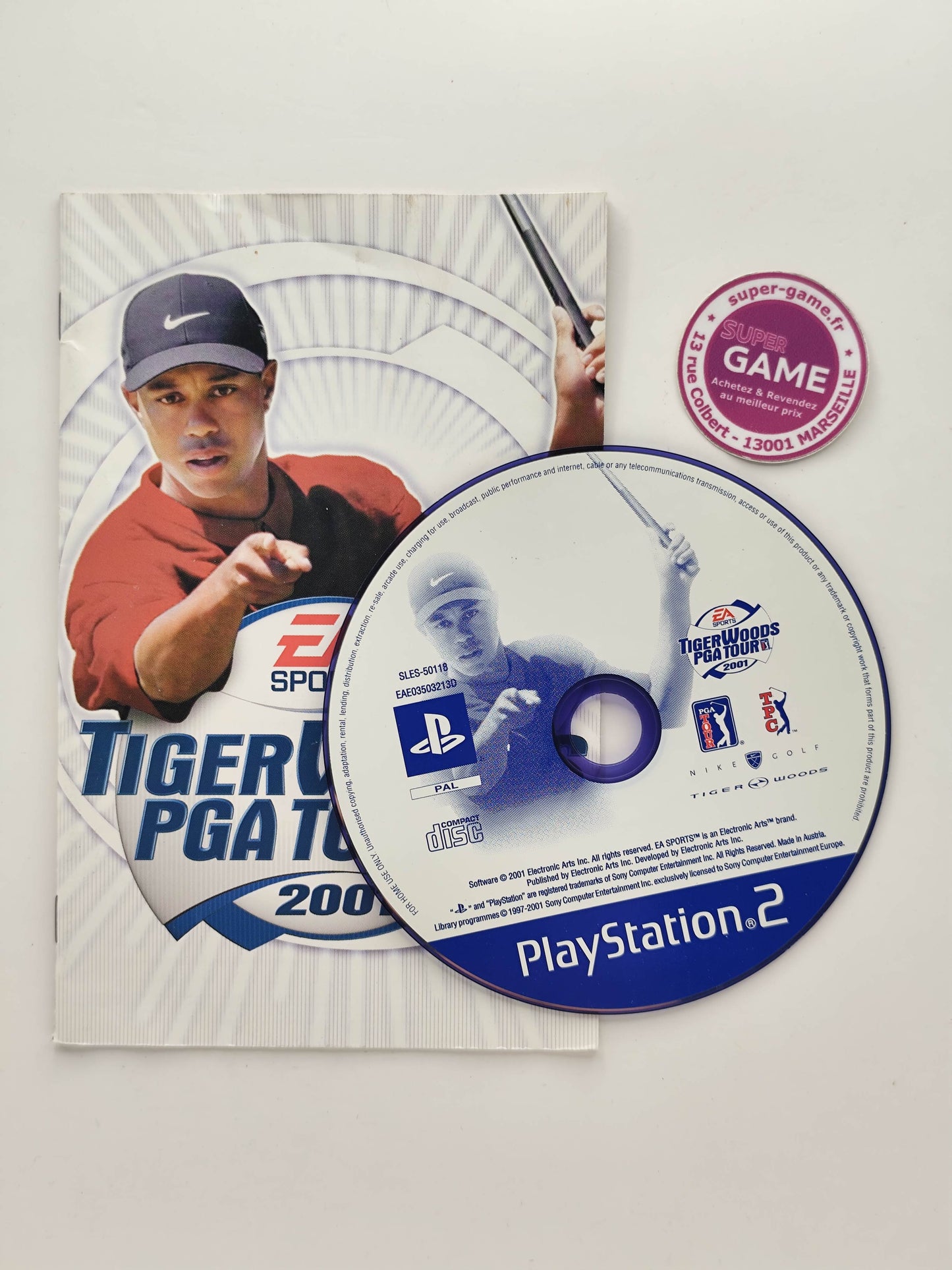 TIGER WOODS PGA TOUR 2001 - PS2