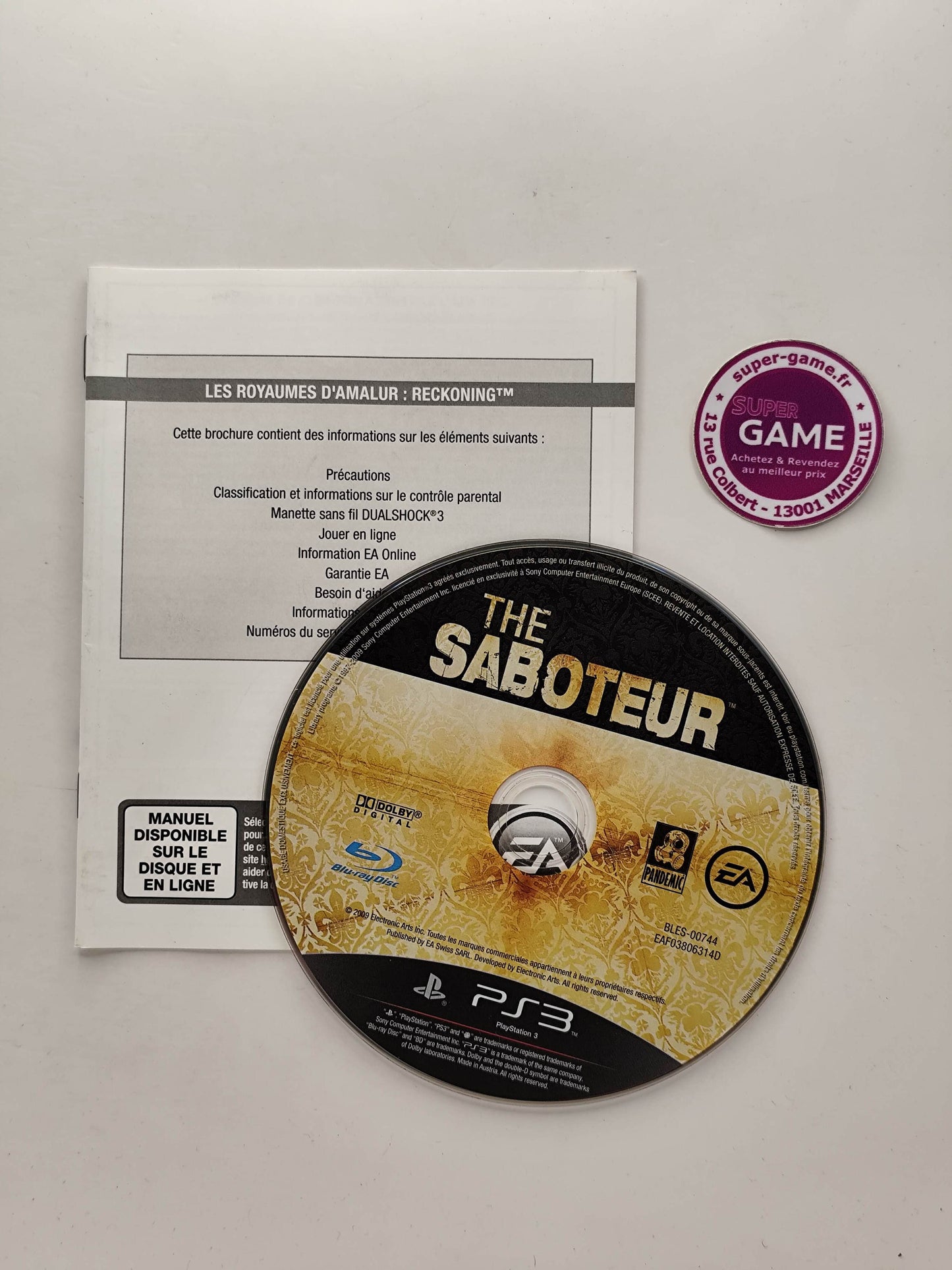THE SABOTEUR - PS3