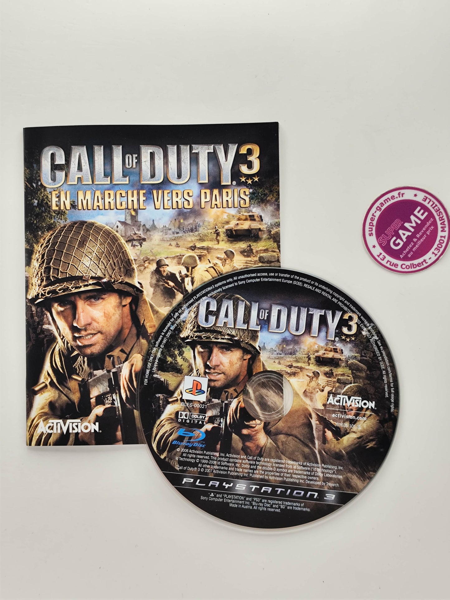 CALL OF DUTY 3 EN MARCHE VERS PARIS - PS3