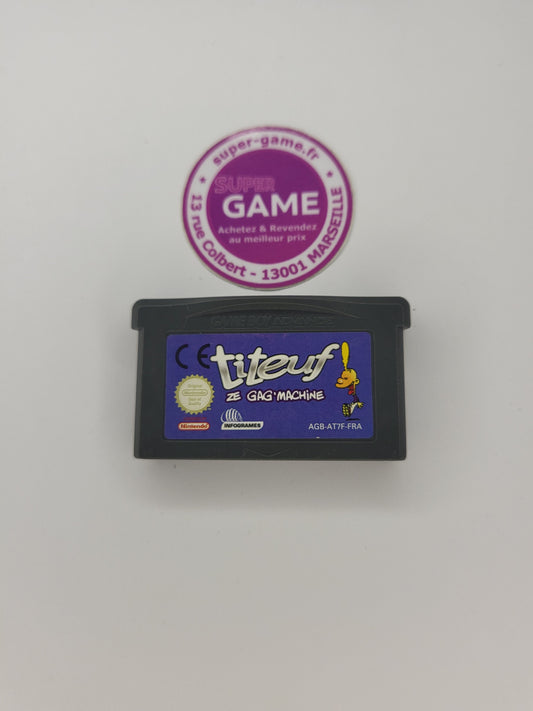 TITEUF ZE GAG'MACHINE  - sans boite - GAMEBOY ADVANCE