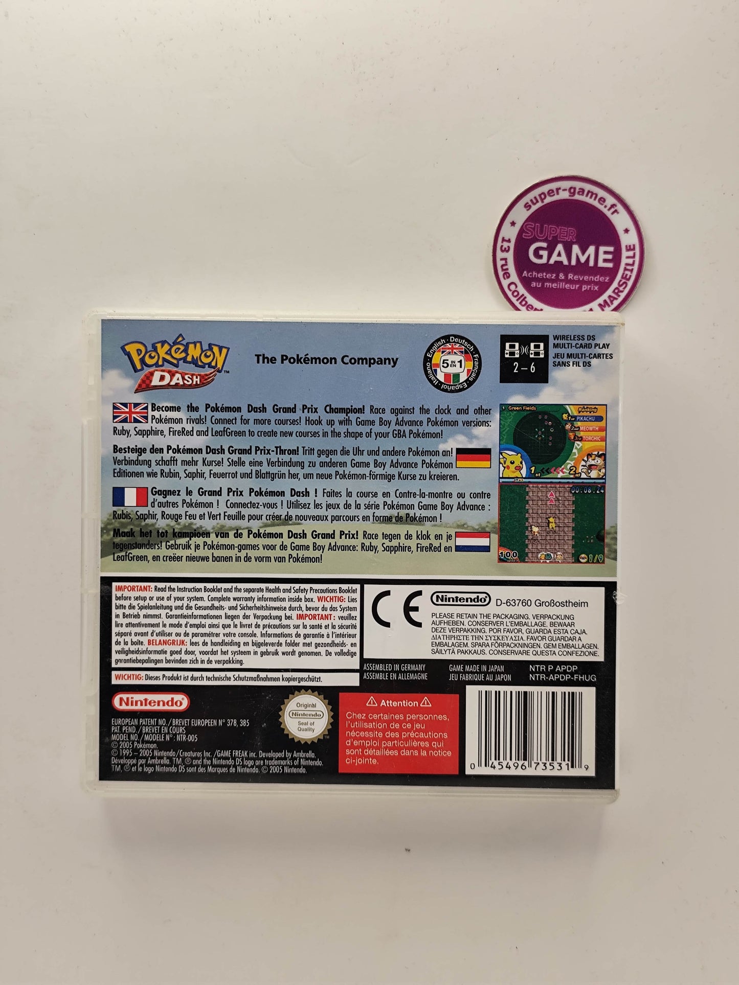 POKEMON DASH - DS