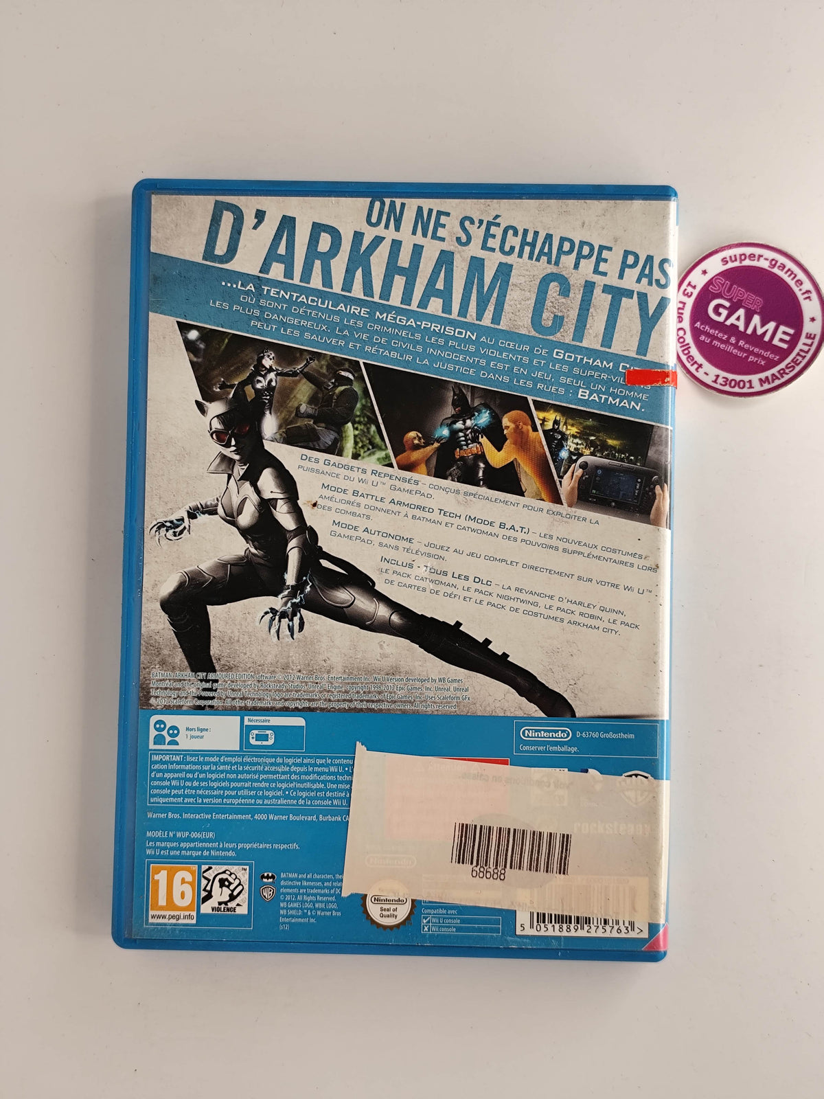 BATMAN ARKHAM CITY ARMORED EDITION - WiiU