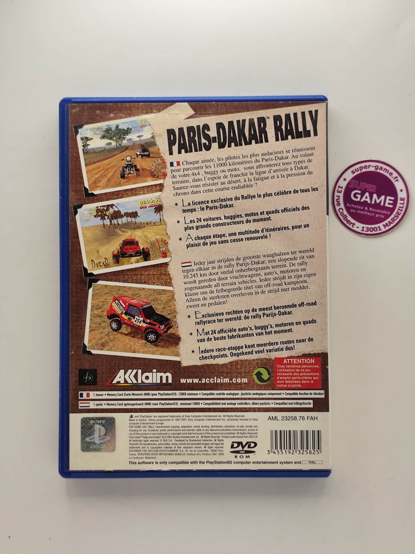 PARIS DAKAR RALLY - PS2