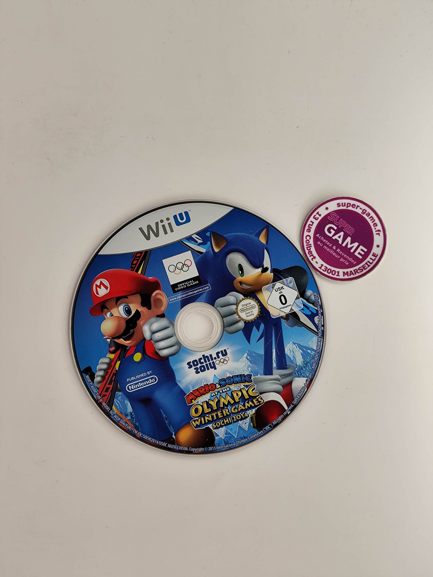 MARIO & SONIC AUX JEUX OLYMPIQUES D'HIVER DE SOTCHI 2014 - WiiU