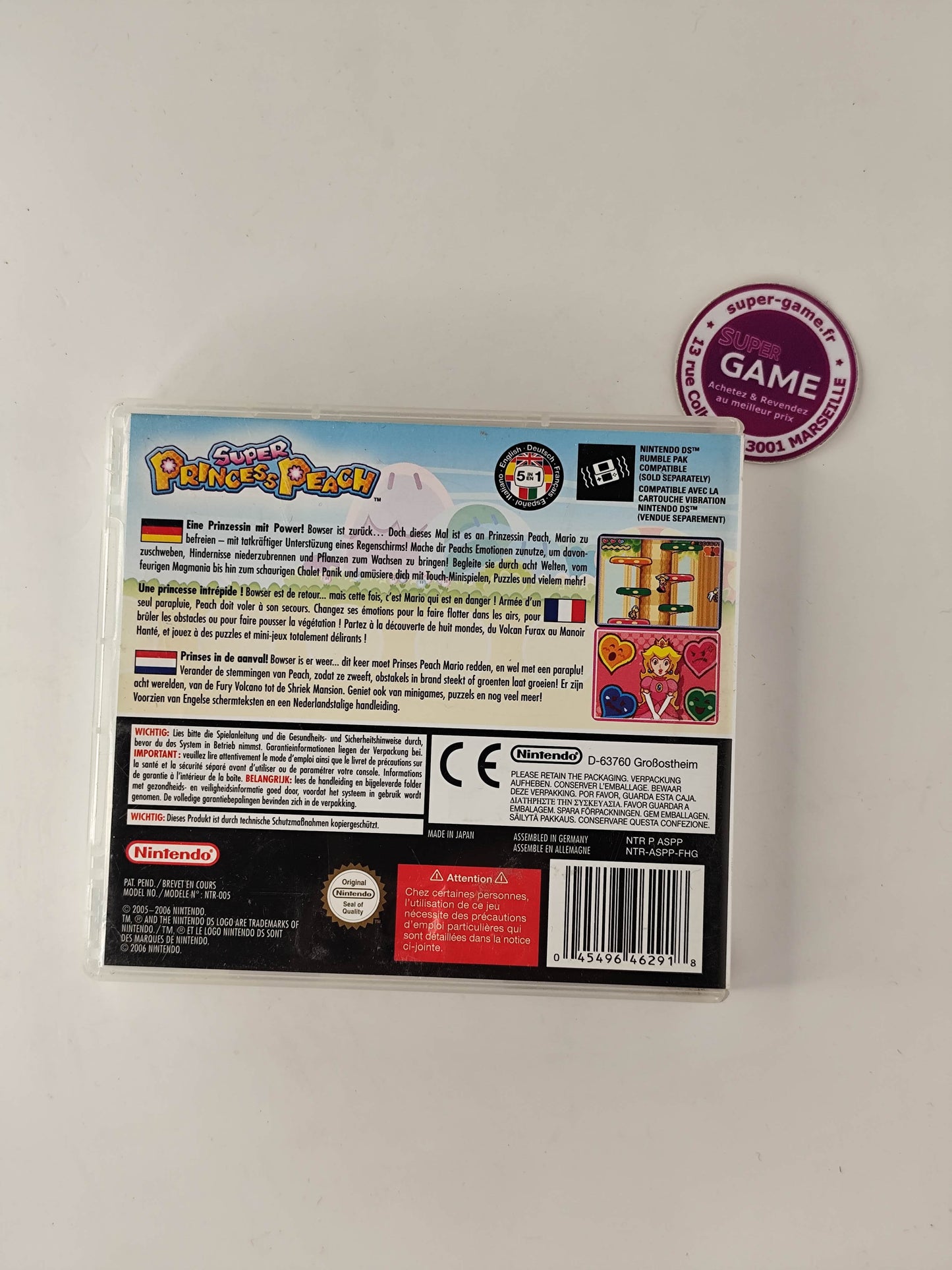 SUPER PRINCESS PEACH - DS