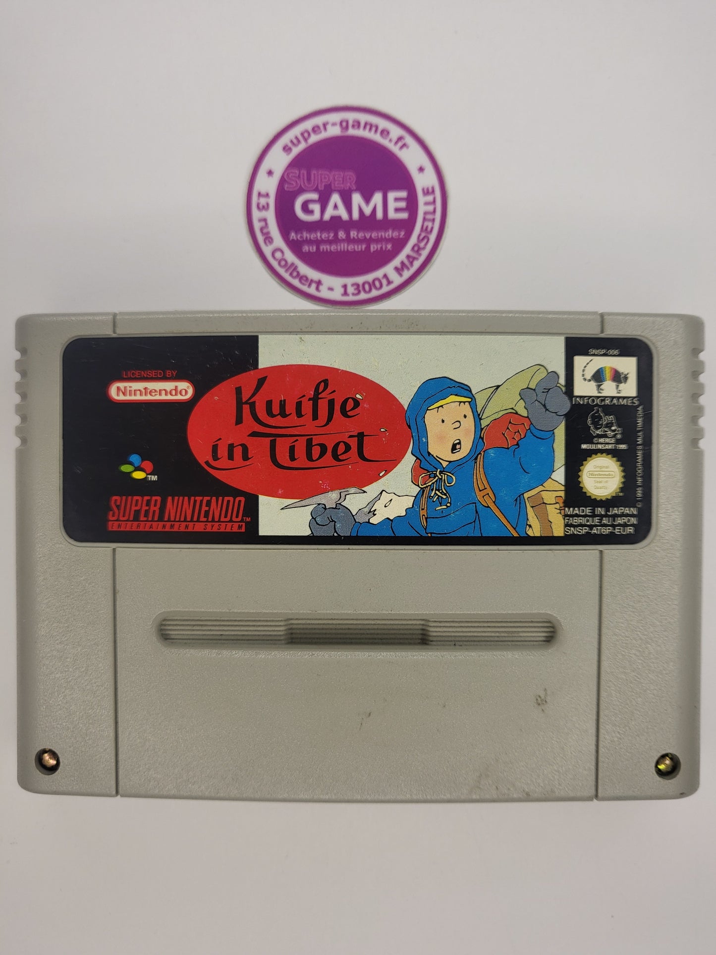 TINTIN AU TIBET  - sans boite - SNES