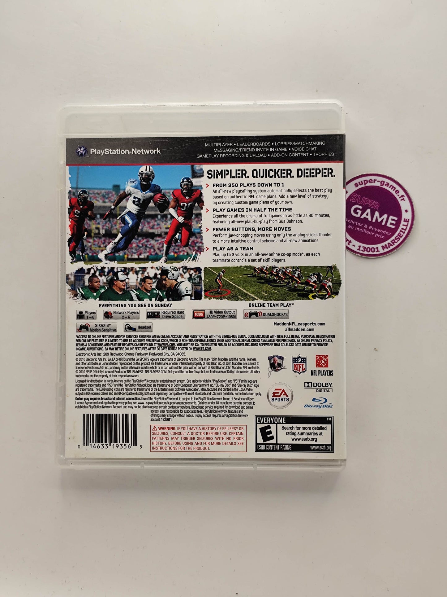MADDEN NFL 11 - PS3