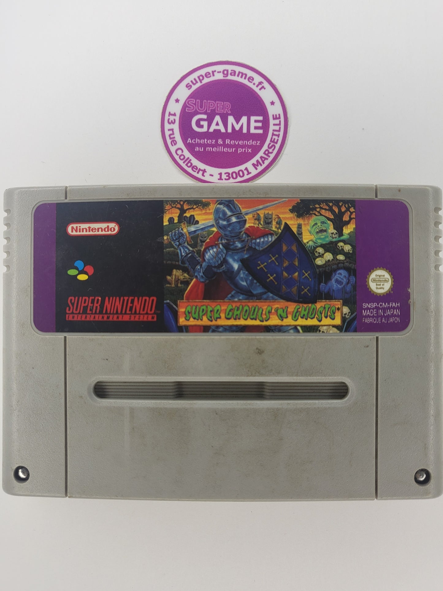 SUPER GHOULS'N GHOSTS - sans boite - SNES