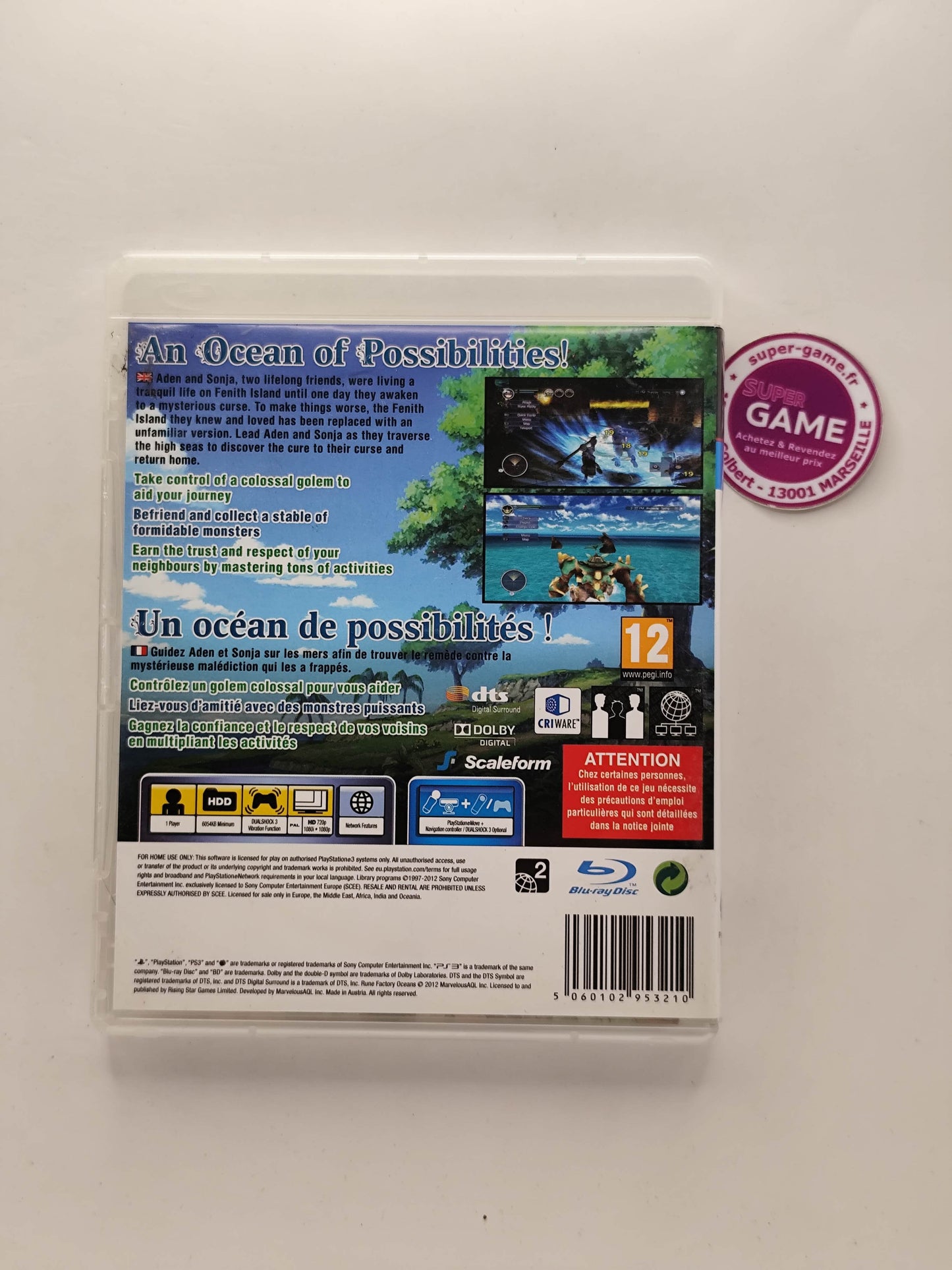 RUNE FACTORY OCEANS - PS3