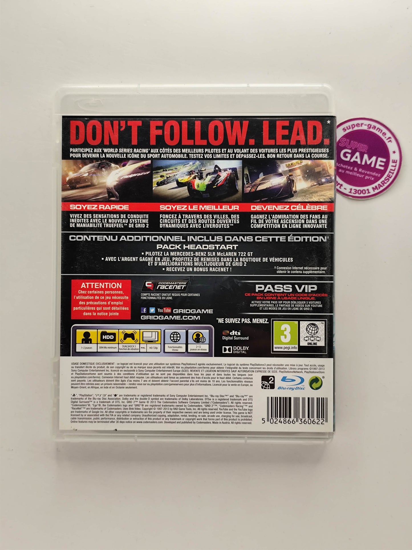 GRID 2 - PS3