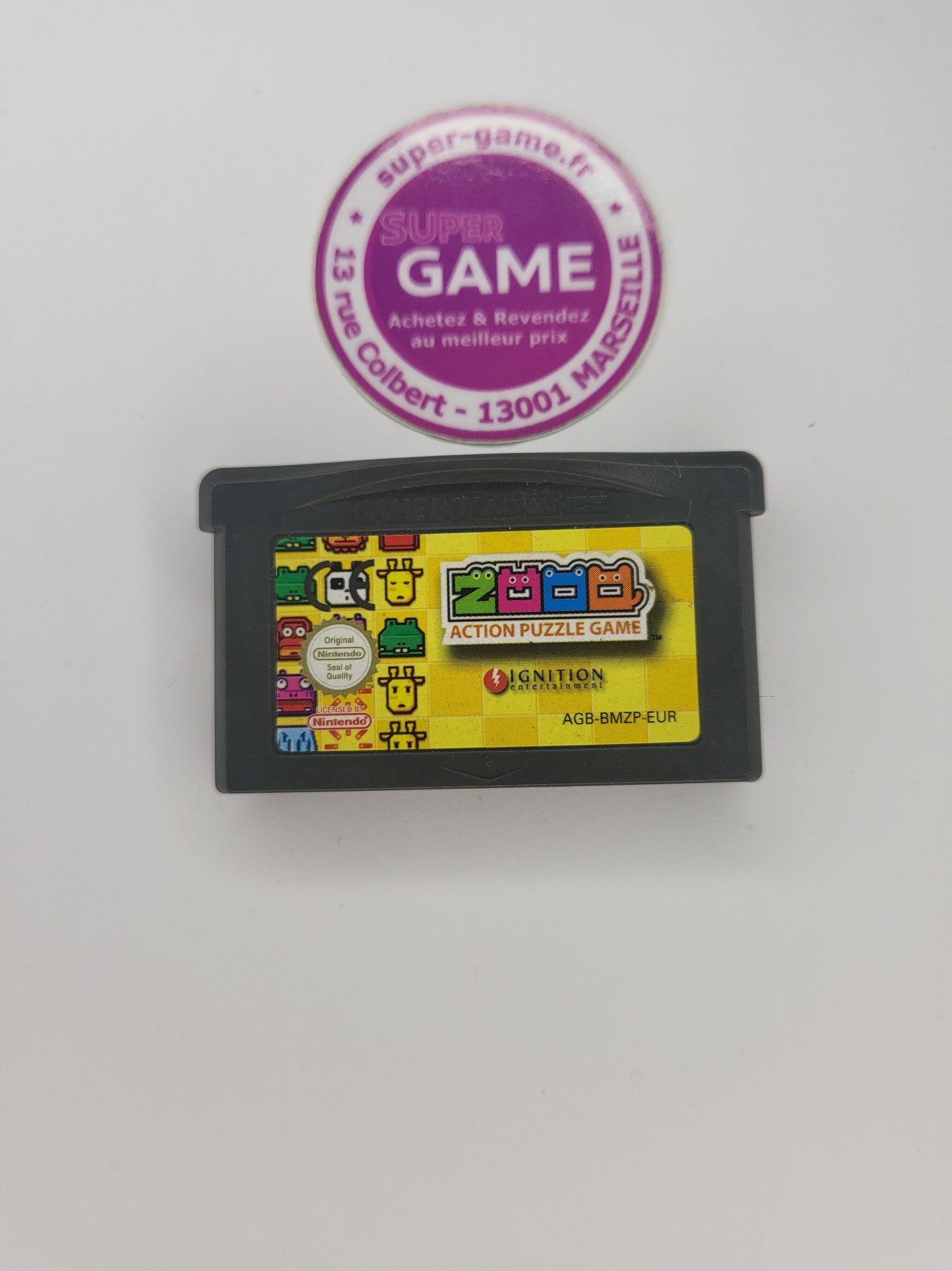 ZOOO ACTION PUZZLE GAME - sans boite - GAMEBOY ADVANCE
