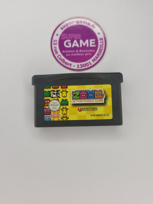 ZOOO ACTION PUZZLE GAME - sans boite - GAMEBOY ADVANCE