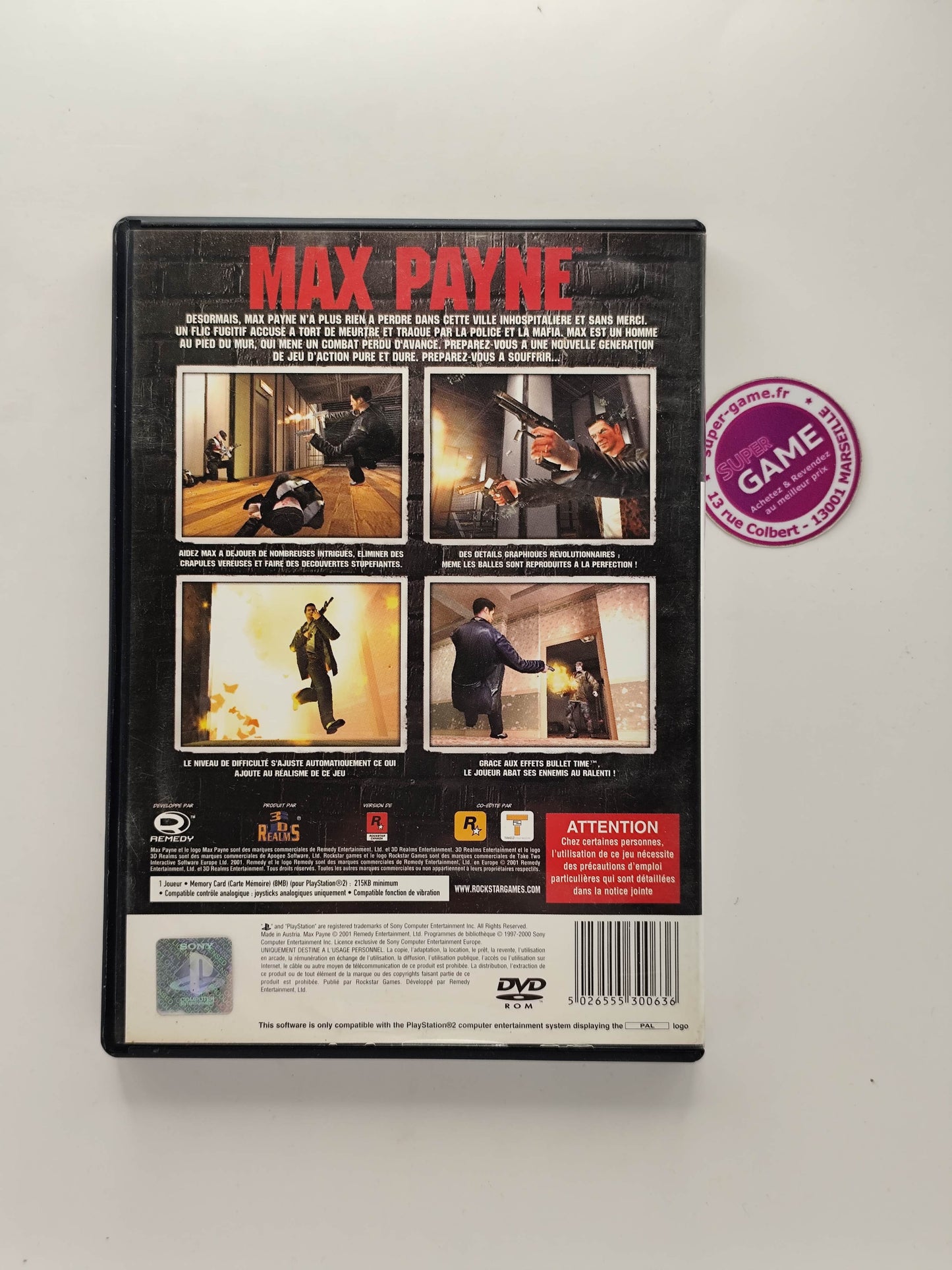 MAX PAYNE - PS2