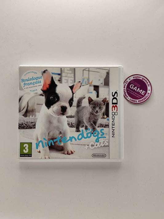 NINTENDOGS + CATS - BOULEDOGUE FRANCAIS - 3DS