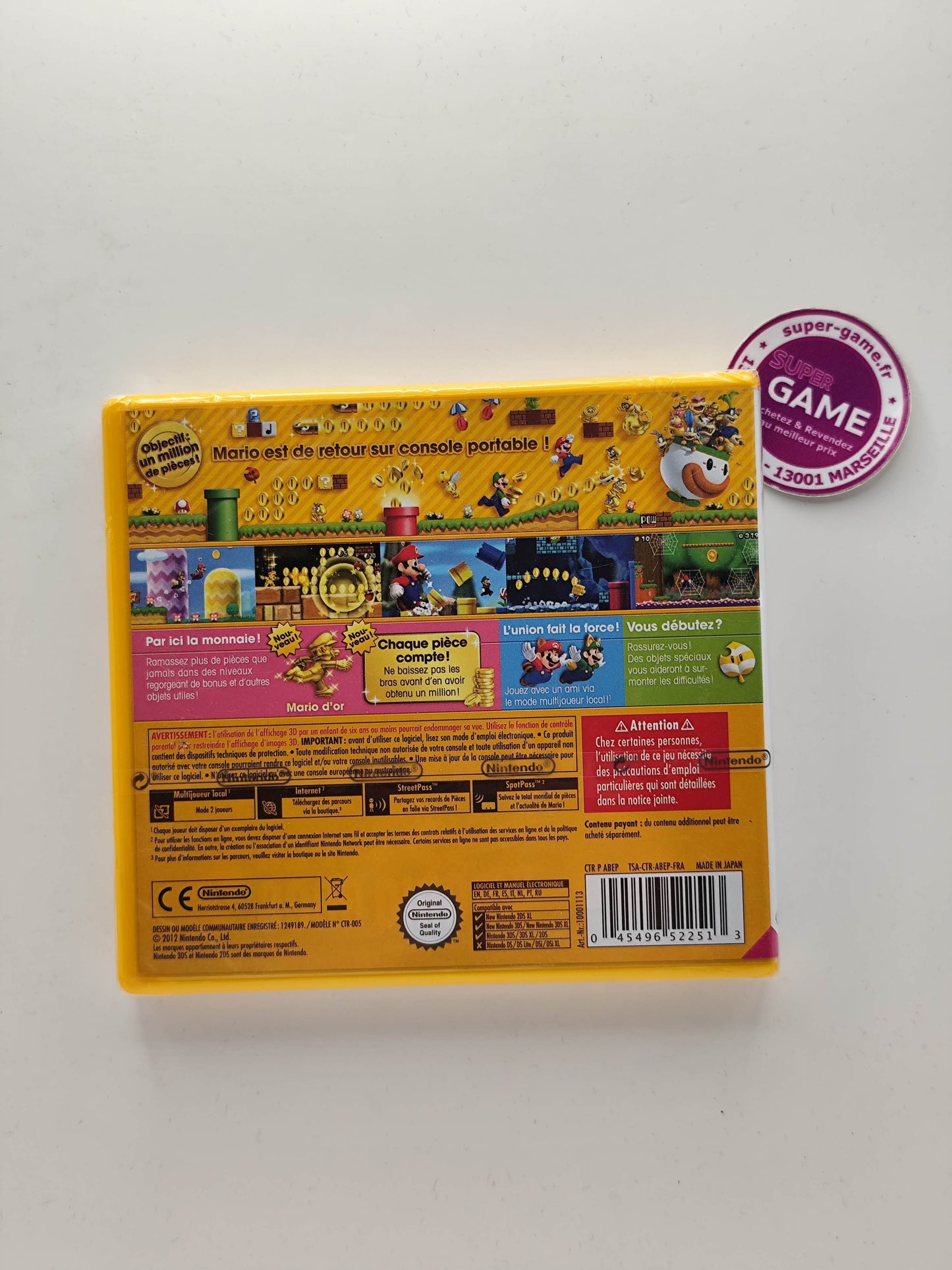 NEW SUPER MARIO BROS 2 - NEUF - 3DS