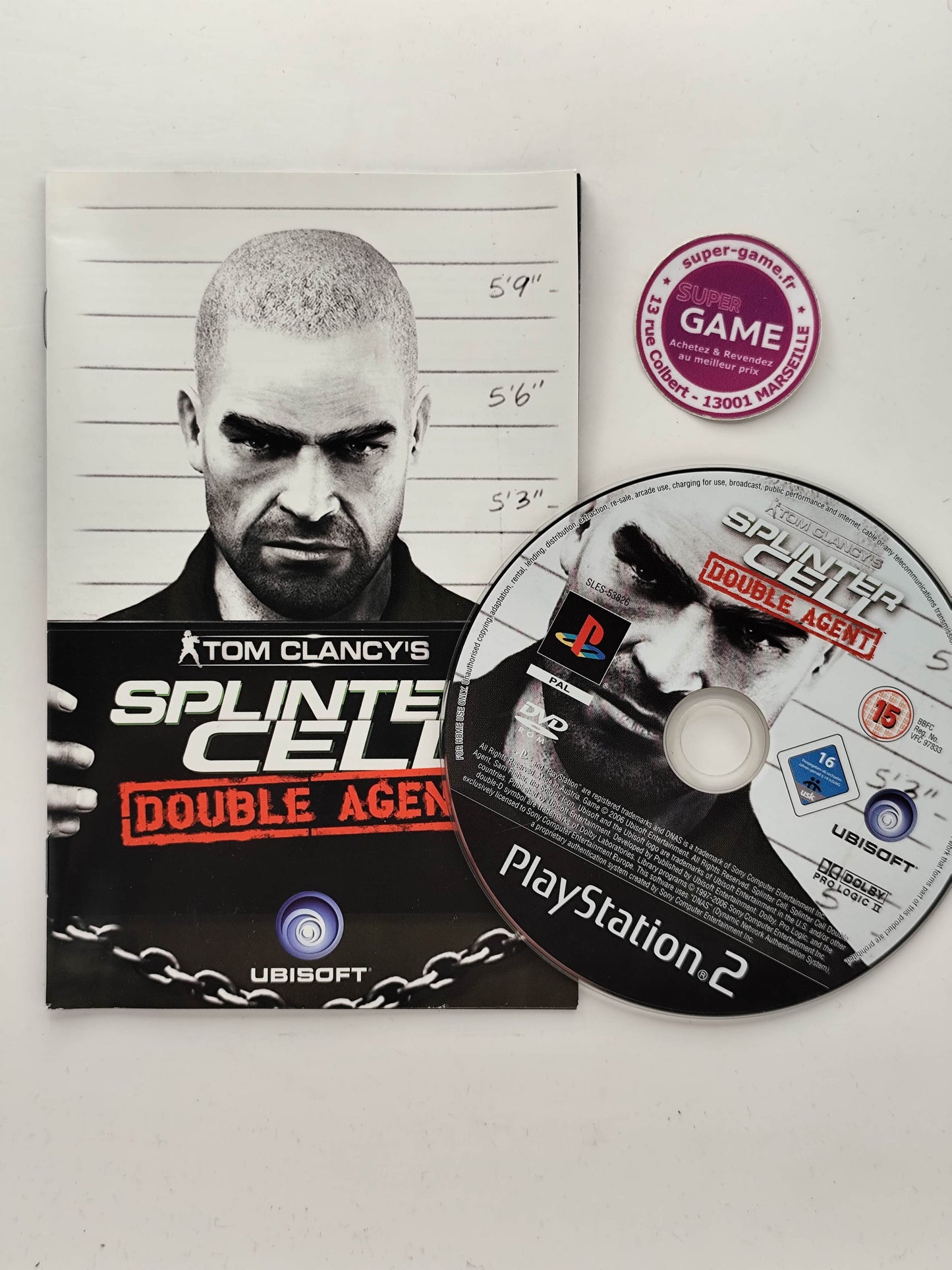 SPLINTER CELL DOUBLE AGENT - PS2