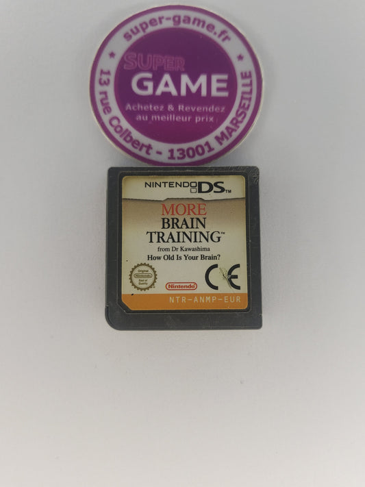 MORE BRAIN TRAINING FROM DR KAWASHIMA HOW OLD IS YOUR BRAIN ? - sans boite - DS