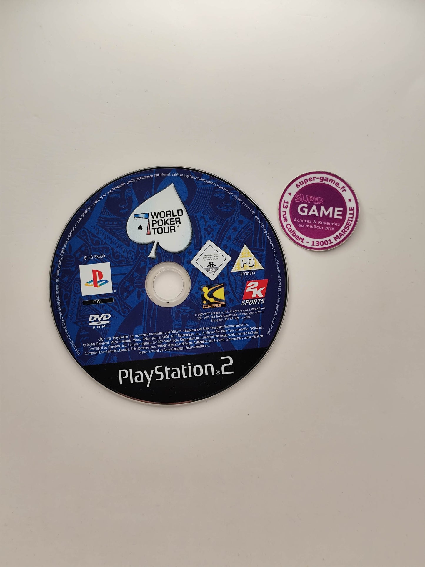 WORLD POKER TOUR - PS2
