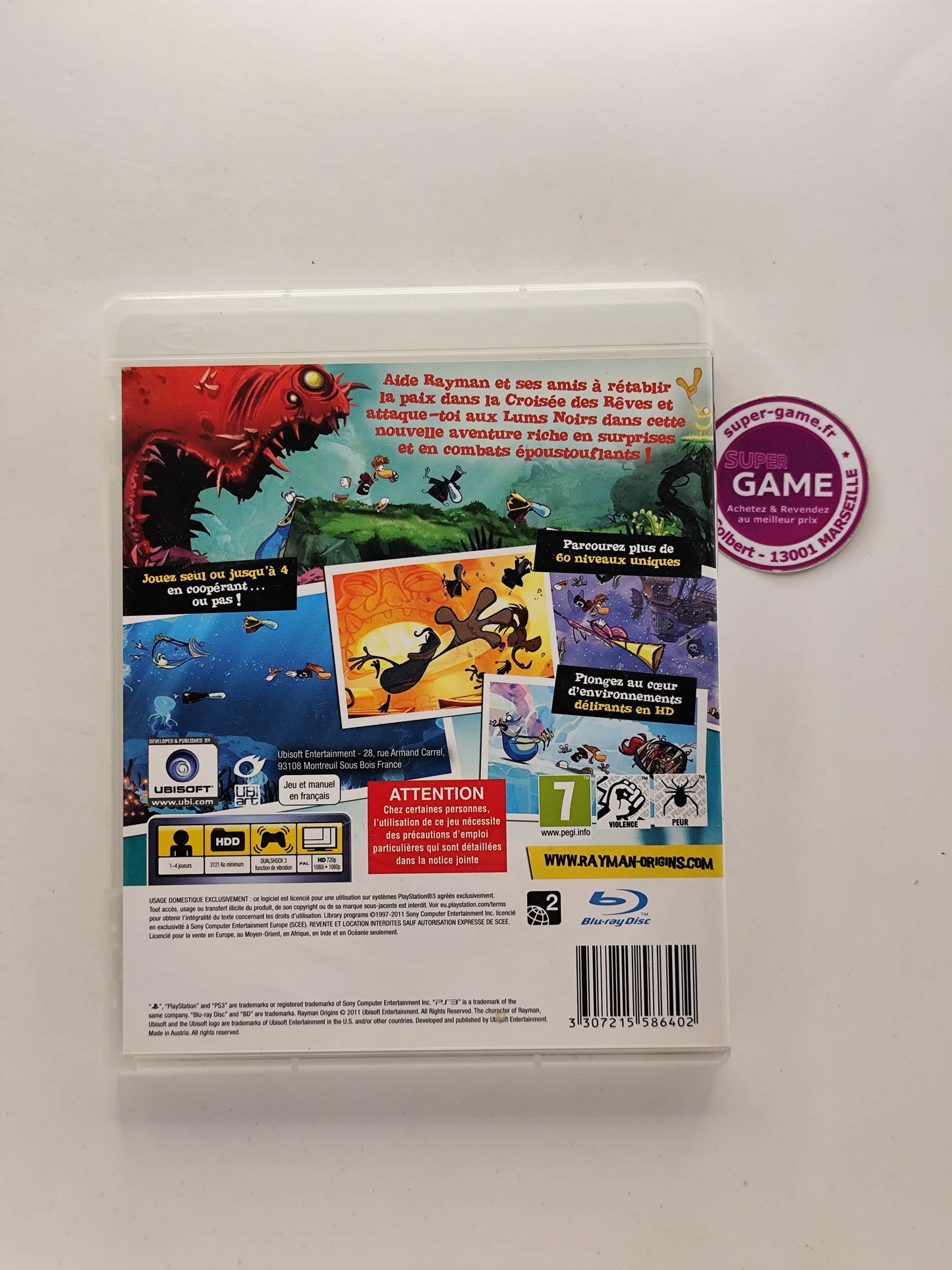 RAYMAN ORIGINS - PS3