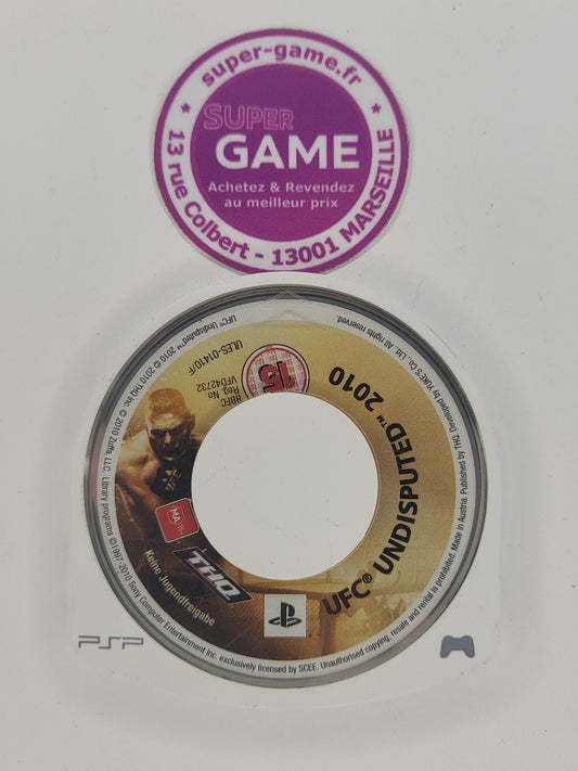 UFC UNDISPUTED 2010 - sans boite - PSP