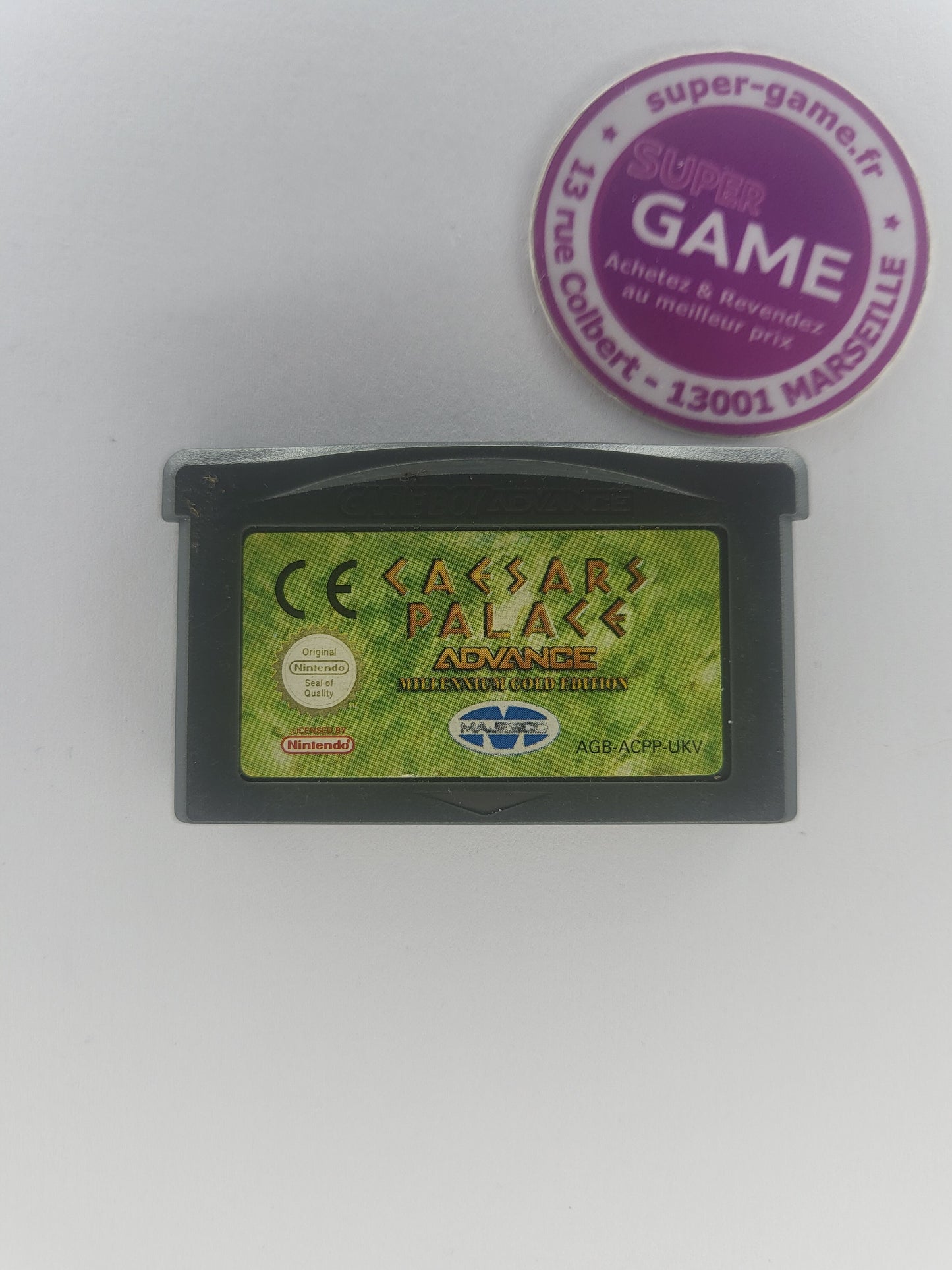 CAESARS PALACE ADVANCE MILLENIUM GOLD EDITION - sans boite - GAMEBOY ADVANCE