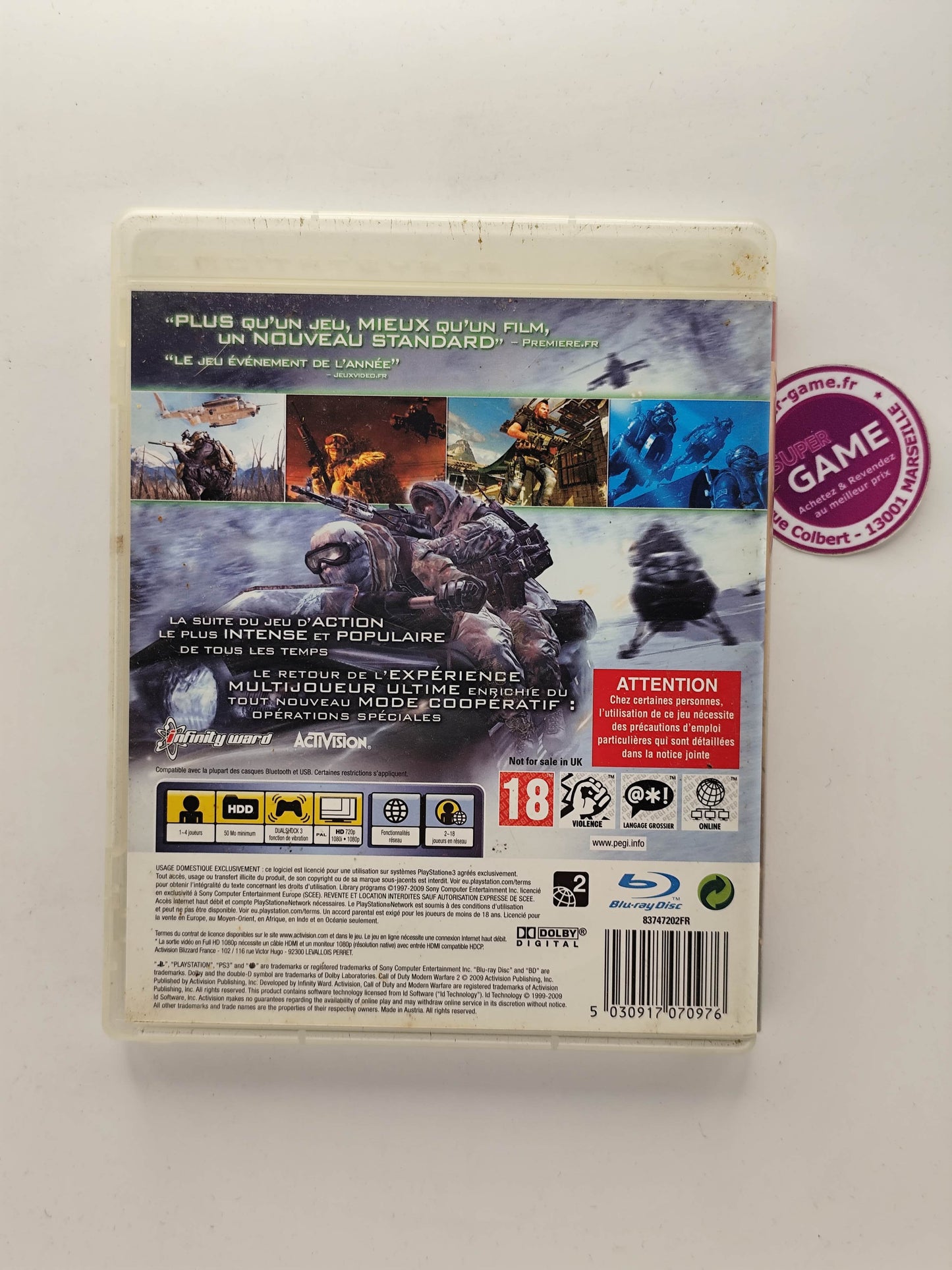 CALL OF DUTY MODERN WARFARE 2 - PS3