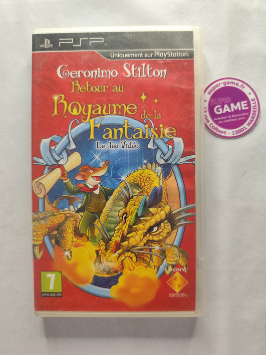 GERONIMO STILTON RETOUR AU ROYAUME DE LA FANTAISIE - PSP