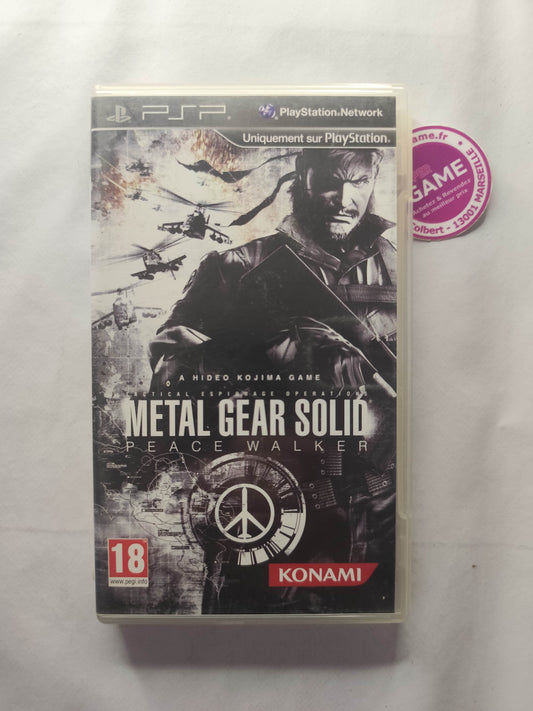METAL GEAR SOLID, PEACE WALKER - PSP