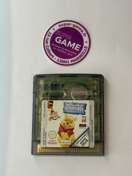 WINNIE THE POOH ADVENTURES IN THE 100 ACRE WOOD - sans boite - GAMEBOY COLOR