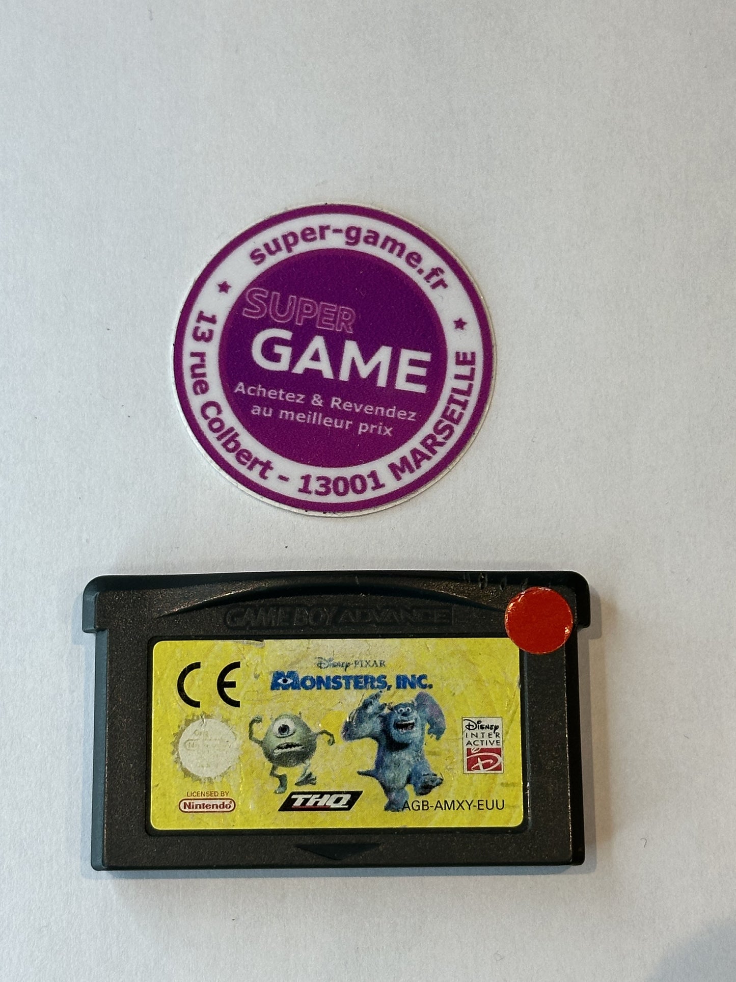 MONSTER,INC. - sans boite - GAMEBOY ADVANCE