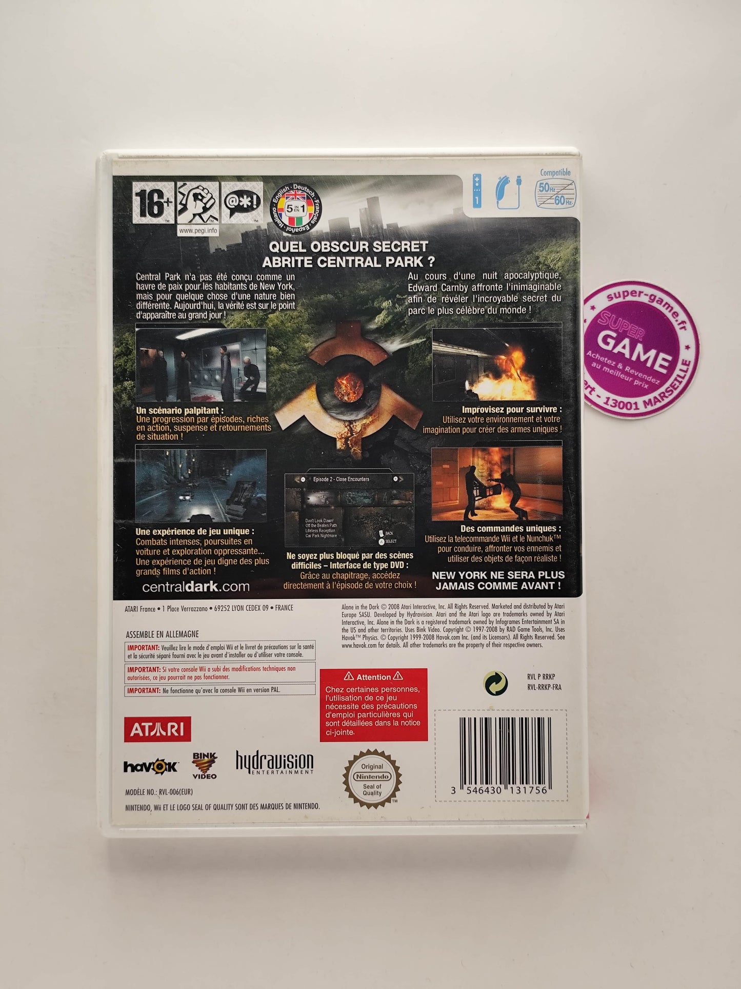 ALONE IN THE DARK - Wii