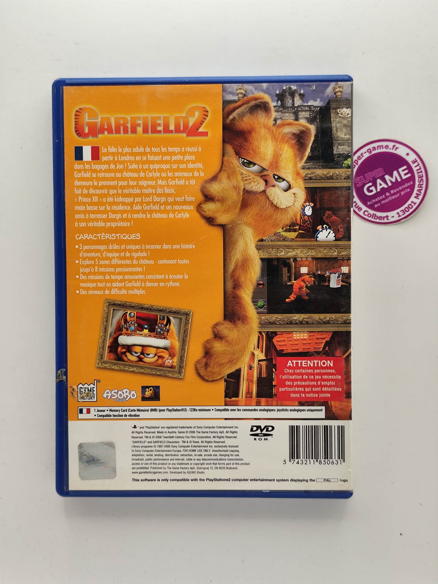 GARFIELD 2 - PS2