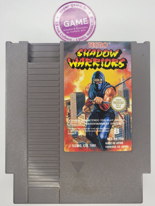 SHADOW WARRIORS - sans boite - NES