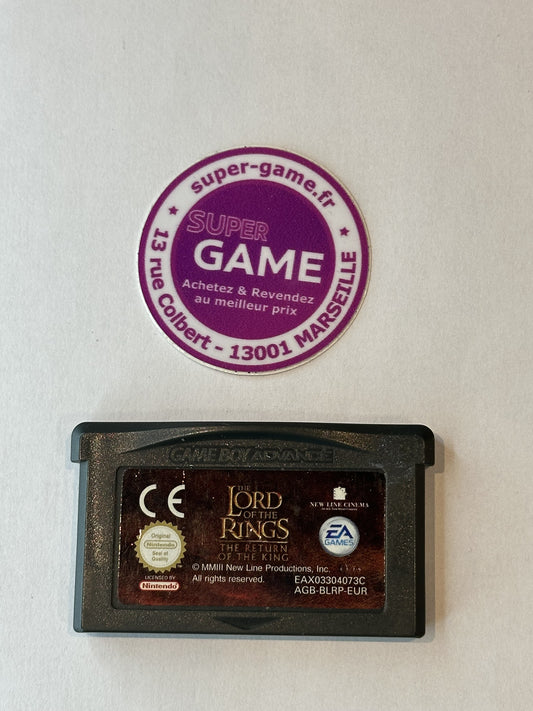 THE LORD OF TE RINGS THE RETURN OF THE KING - sans boite - GAMEBOY ADVANCE
