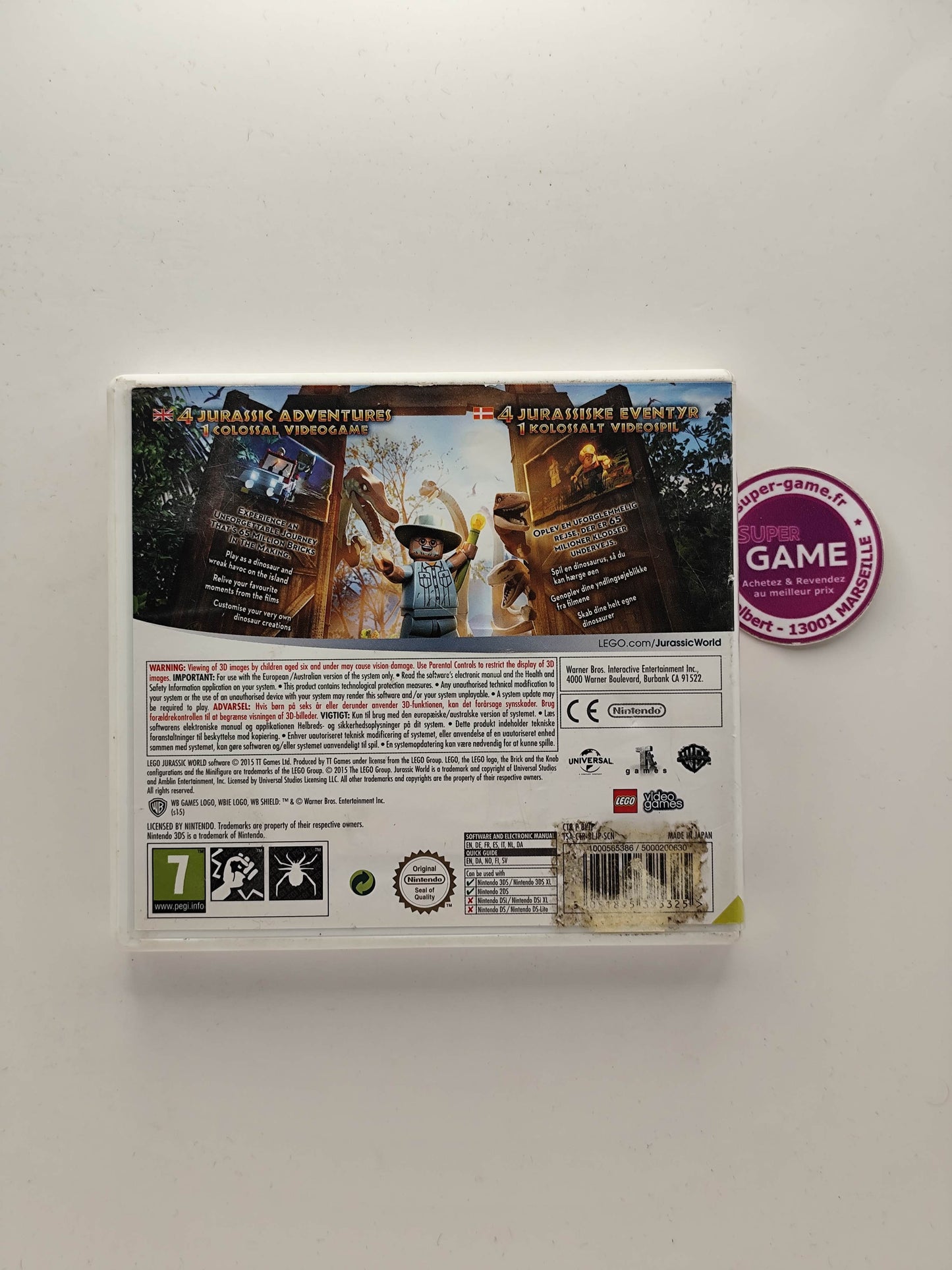LEGO JURASSIC WORLD - 3DS