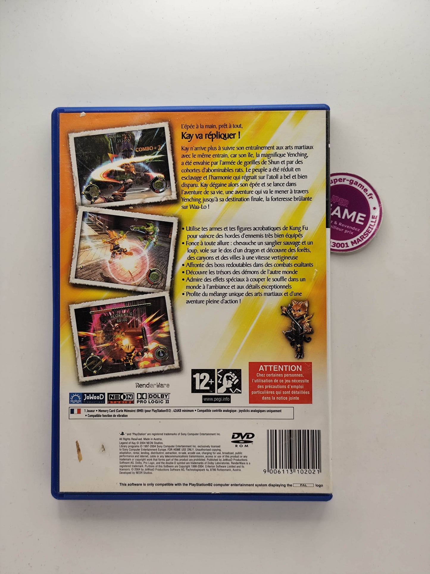 LEGEND OF KAY - PS2