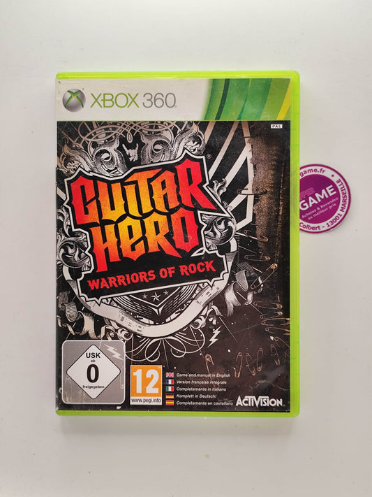 GUITAR HERO WARRIORS OF ROCK - XBOX360