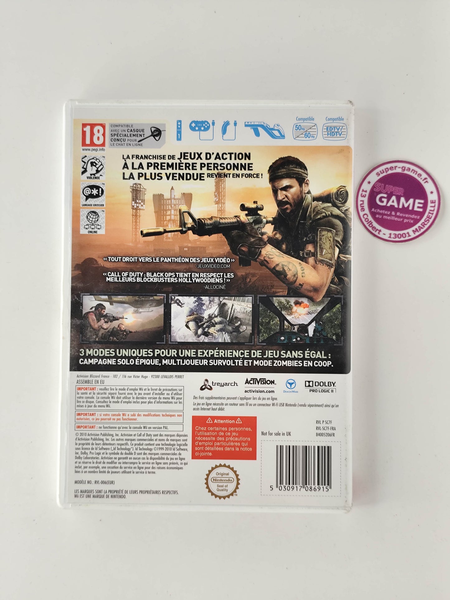 CALL OF DUTY BLACK OPS - Wii