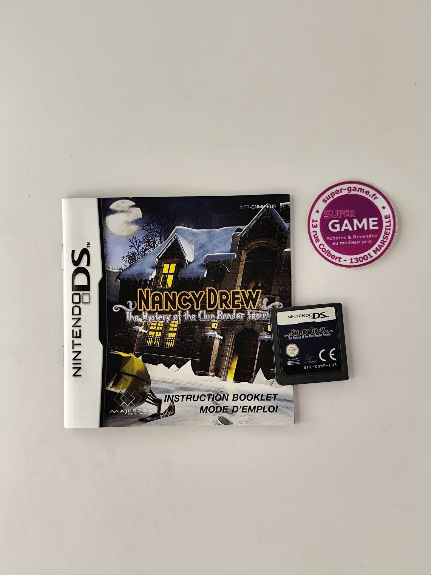NANCY DREW THE MYSTERY OF THE CLUE BENDER SOCIETY - DS