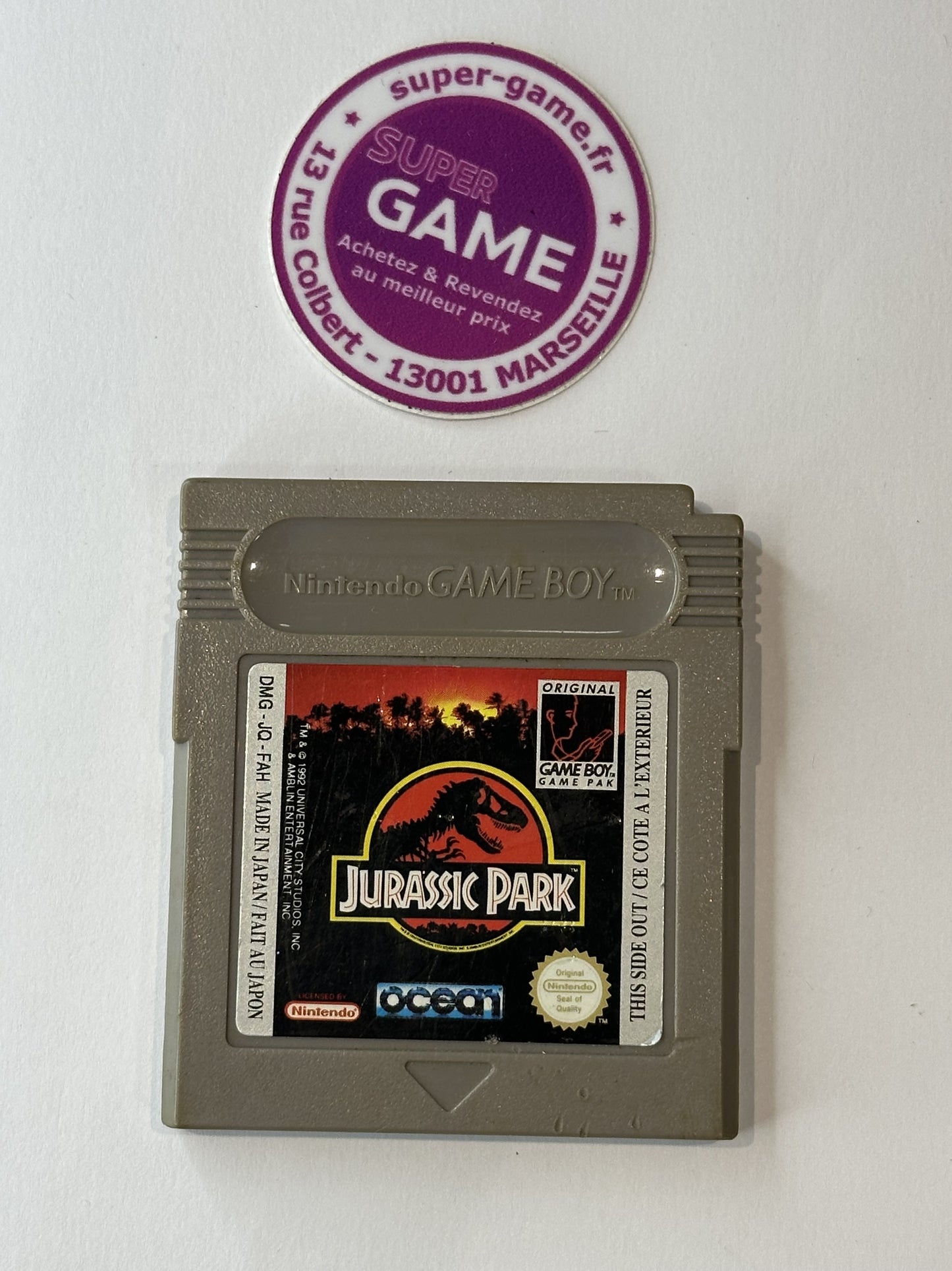 JURASSIC PARK - sans boite - GAMEBOY