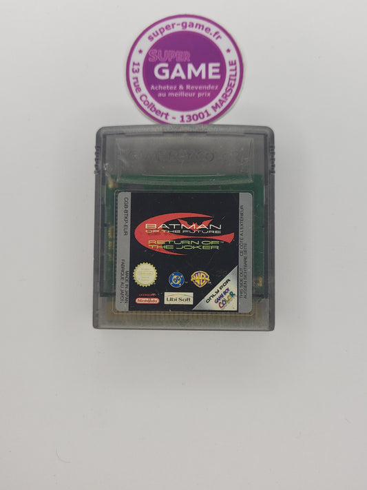 BATMAN OF THE FUTURE RETURN OF THE JOKER - sans boite - GAMEBOY COLOR