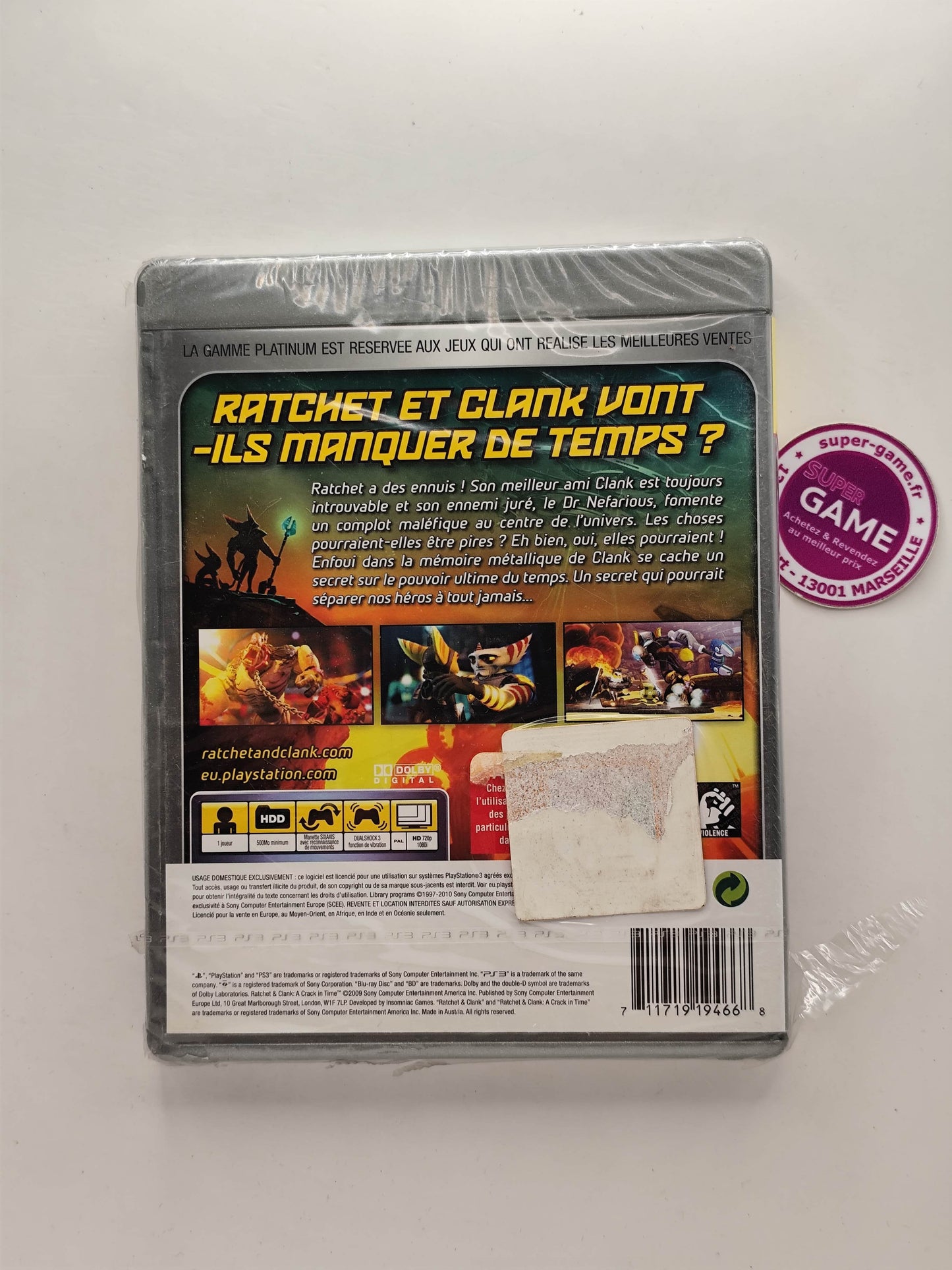 RATCHET & CLANK A CRACK IN TIME - NEUF - PS3